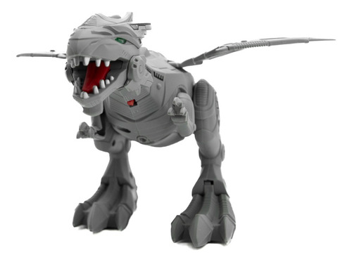 Dinosaurio Rex Jurásico Mecánico Alas Luces Sonido Ñiños