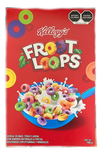 Cereal Froot Loops® De Kellogg's® Caja Grande De 790g