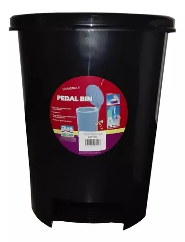 Papelera Pedal Bin Negra