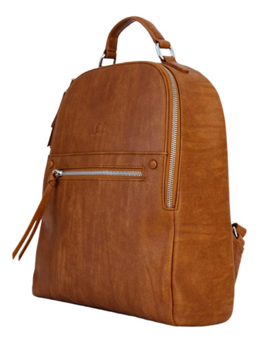 Citi Collective Mira Mini Mochila Vegan Leather Vintage Tan 