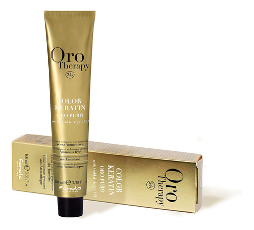 Fanola Oro Puro 8.0 Crema Para Teñir El Cabello Rubio Clar.