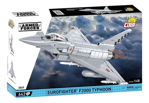 Juego De Armar Eurofighter F2000 Tifón Escala 1:48