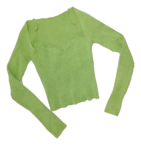 Sweater Hilo Mujer Escote Sirena M/larga Basico Varios 