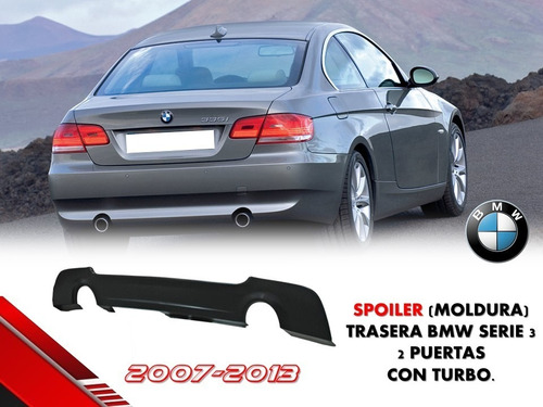 Moldura Trasera Bmw Serie 3 / 2 Puertas Con Turbo 2007-2013