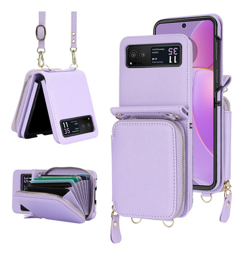 Funda Moda Móvil Multifunción Para Motorola Razr 40 Ultra