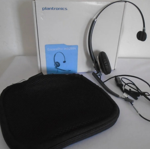 Diadema Telefonica Plantronics Hw291n Con Adaptador Usb (Usado)