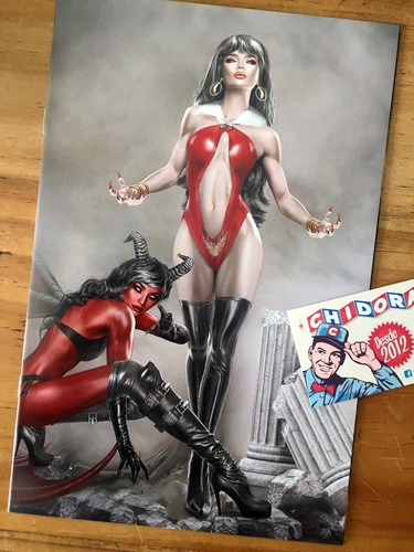 Comic - Vampirella Vs Purgatori #1 Sexy Natali Sanders Cover