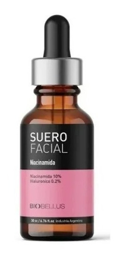 Biobellus Suero Facial Niacinamida 10% Acido Hialuronico