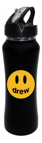 Termo Pitillo Drew Justin B Botilito Aluminio Negro 650ml