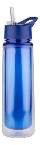 20 Pzs Botellas De Agua Con Asa Popote Y Cierre Rosca 610ml.