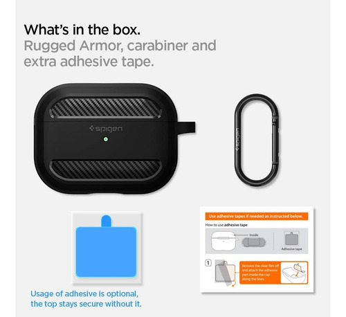 Case Spigen Rugged Armor AirPods Pro (1ra Generación)