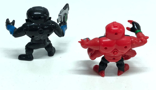 02 Brinquedos Bonecos Ben 10 Quatro Braços E Rook (Usado)