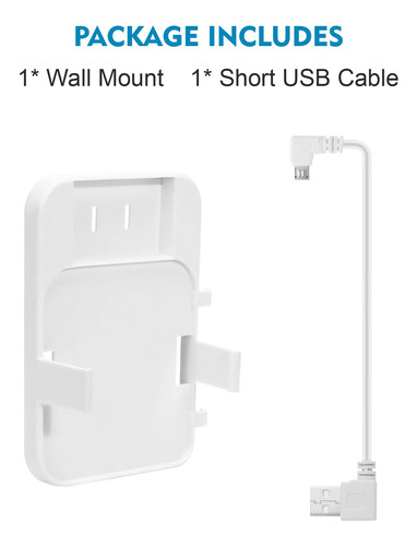 Soporte De Pared Con Enchufe Para Blink Sync Module 2 Con...