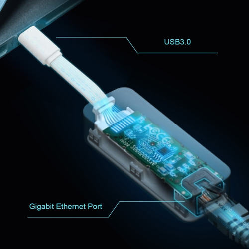 Imagen 8 de 8 de Adaptador De Red Tp Link Ue300c Gigabit Usb Tipo C 3.0 Rj45