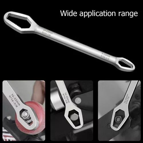 Chave Boca Fixa Aço Universal 8 A 22mm 9/16 7/8 5/16 1/2