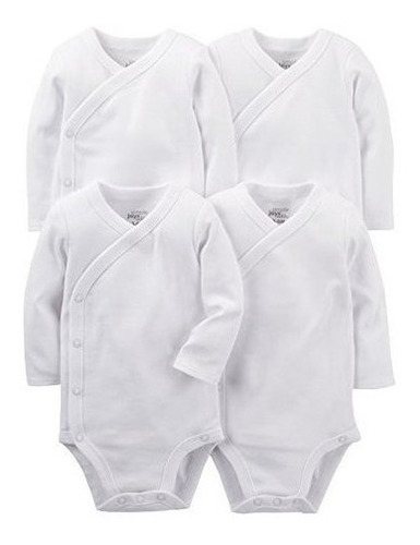 Simples Alegrias De Carters Baby 4pack Lateral Snap Body