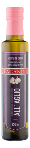 Azeite de Oliva Extra Virgem Italiano Alho Paganini Vidro 250ml