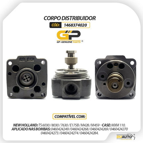 Corpo Distribuidor Tratores Ts6030 M428 Mxm 110 - 1468374020