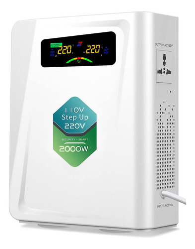 Conversor De Tensão Zhengxi 110v Para 220v 2000w Step Up Tra