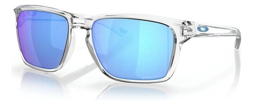 Óculos De Sol Oakley Sylas Polished Clear Prizm Sapphire Cor Blue