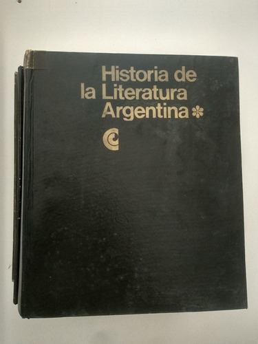 Historia De La Literatura Argentina Tomo 123