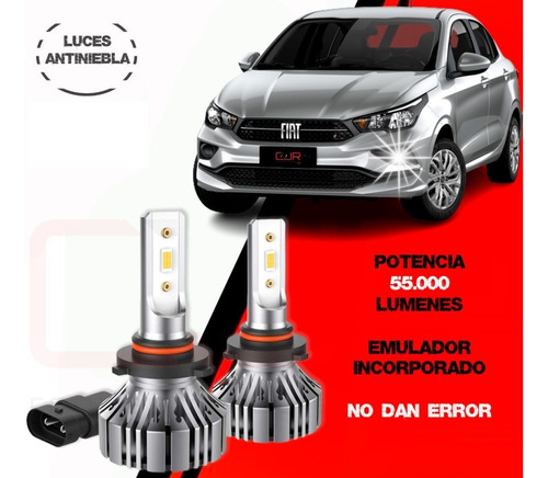 Lampara Cree Led Fiat Cronos Auxiliar Antinieblas Canbus