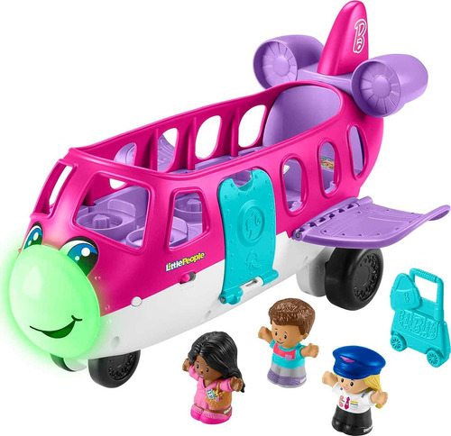 Fisher-peal Little People Barbie Toy Toy Little Dream Plane