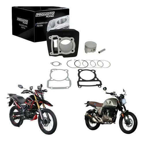 Kit Cilindro Moto Completo Rocketman Tornado Crossmax 250cc