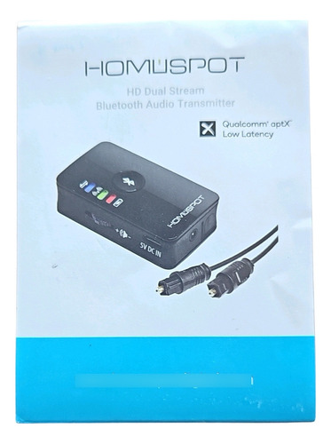 Homespot Transmisor Bluetooth Para Tv Audio Óptico