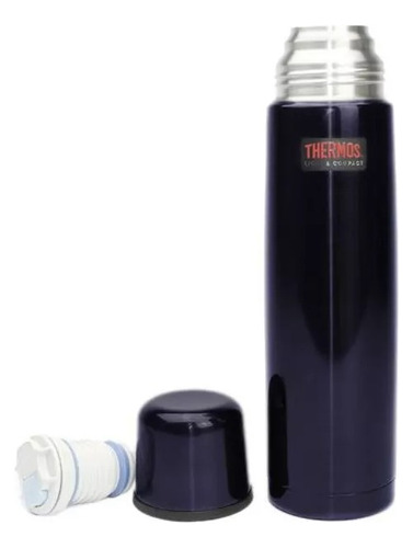 Termo Thermos Bala Acero Inoxidable 1lt 12 Hs Agua Calien