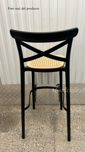 Taburete Crossback Danubio Piso De Bar Terraza Arizona 75 Cm