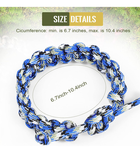 24 Pulseras De Paracord Ajustables Brazaletes De Amistad Pul
