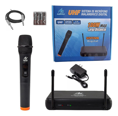 Microfono Inalambrico Uhf Profesional American Sound Twm321m