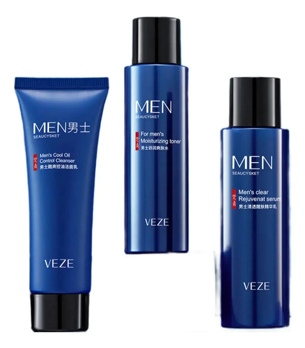 Kit de luxo masculino Veze - 3 produtos