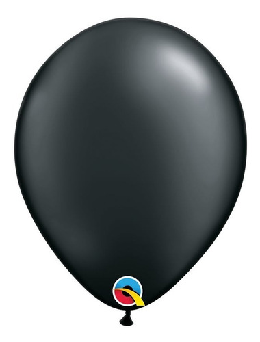 Balão 11'' Redondo Cromado Onix Gold - Qualatex C/6 