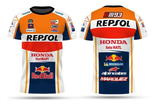 Remeras Yamaha Honda Kawasaki Malboro Y Más