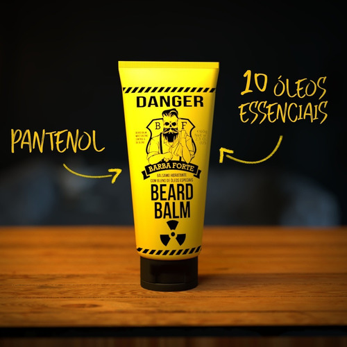 Barba Forte Danger Mini Combo Shampoo 90ml + Beard Balm 60g