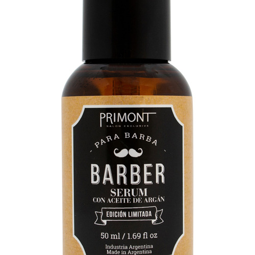 Primont Barber Serum De Barba Con Aceite Argan Barberia 20ml