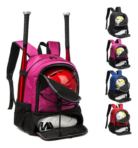 Mochila De Béisbol Yopaseeur Xybbs 007 Todo En Uno - Rosa