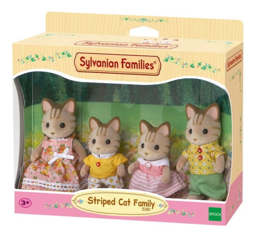 Sylvanian Families Família Dos Gatos Listrados Epoch 5180