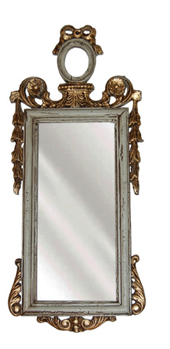 Espejo Franz Ornamentado Casa Señorial Nogal Verona