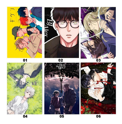 02poster Yaoi 33x48 - Pack 10 Unidades