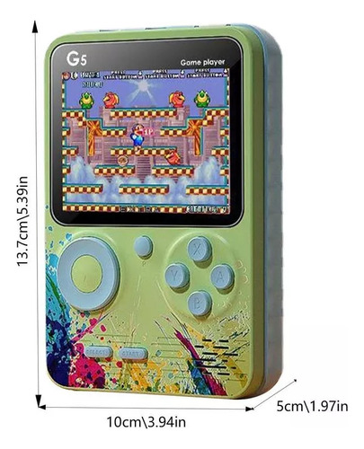 Mini Consola De Juegos Retro Portátil Para Tv Clásica C8 Marrón