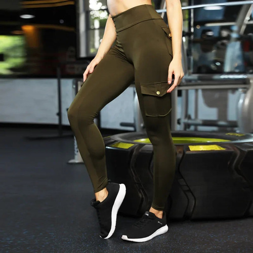 Leggins Deportivos Ajustados Y Elásticos De Cintura Alta