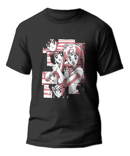 Polera Sailor Moon Pop Art Niñas Mujer Anime Otaku Adulto