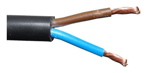 Cable Bajo Goma Negro 2x2,5mm² - Rollo 100 Mts.