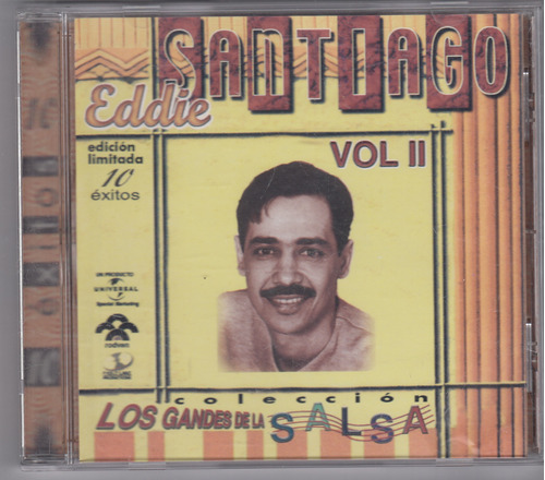 Eddie Santiago Mi Historia Vol. Ii Cd Original Usado Qqe. Mz