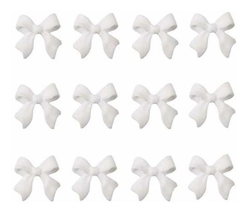 Vidriantes - Kddom 12 Pcs 3d Nail Decoration Resin Bow Nail 