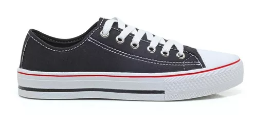 Tênis All Star Preto Corino Feminino Adulto