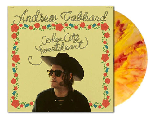 Andrew Gabbard Cedar City Sweetheart Yellow/red Vinyl Lp